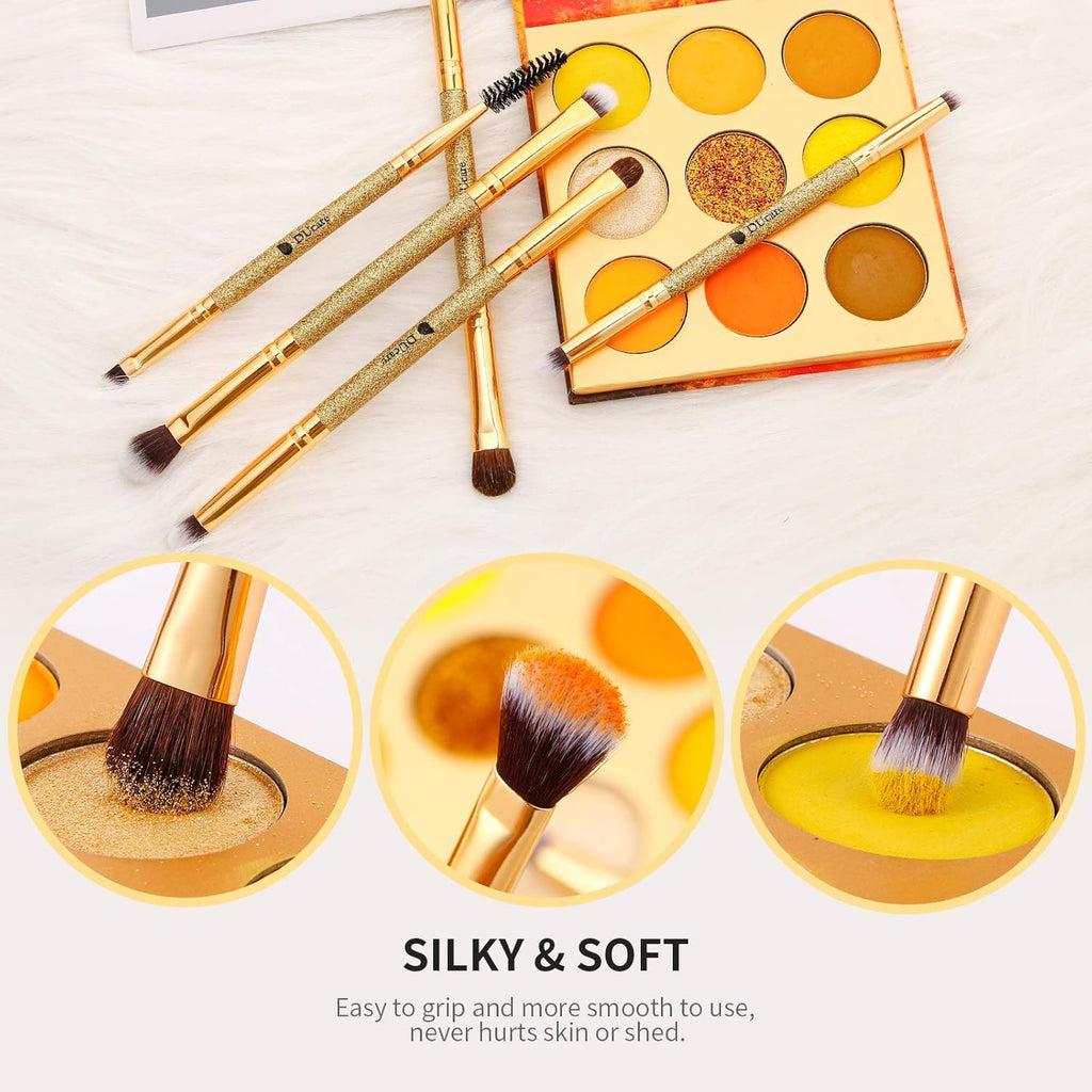 Eyeshadow Brush Set +Makeup Brush Cleaner Set