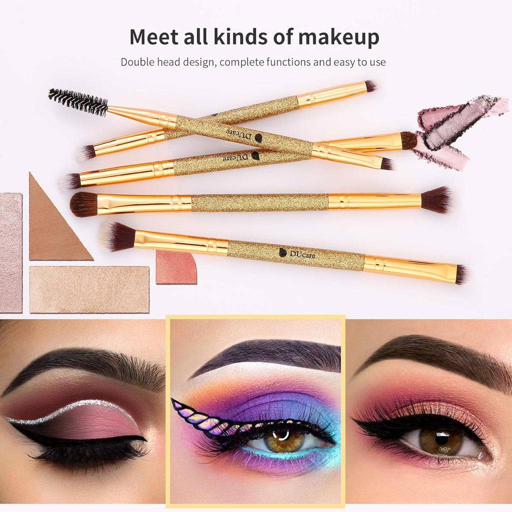 Eyeshadow Brush Set +Makeup Brush Cleaner Set