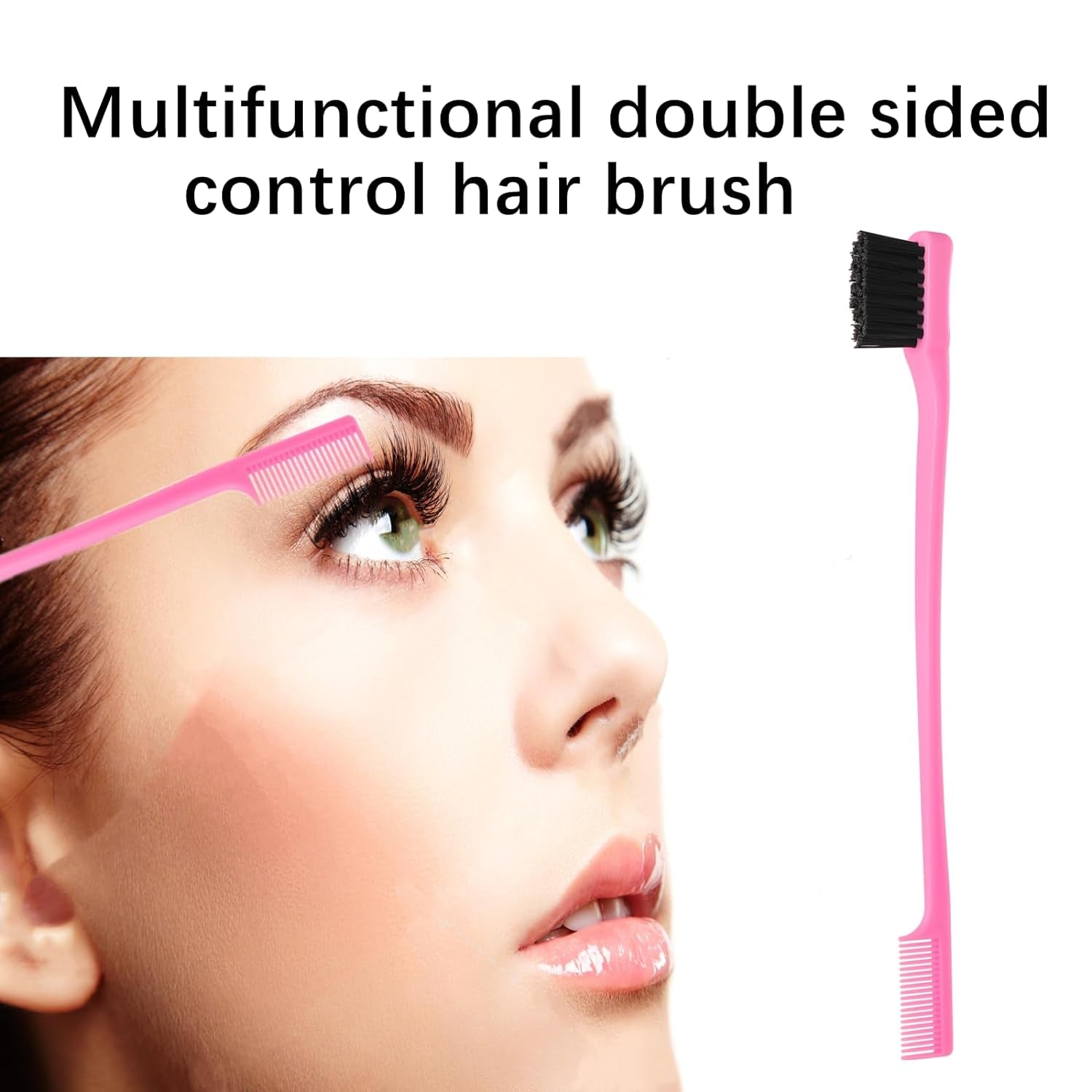 6Pack Double Sided Edge Control Hair Brush
