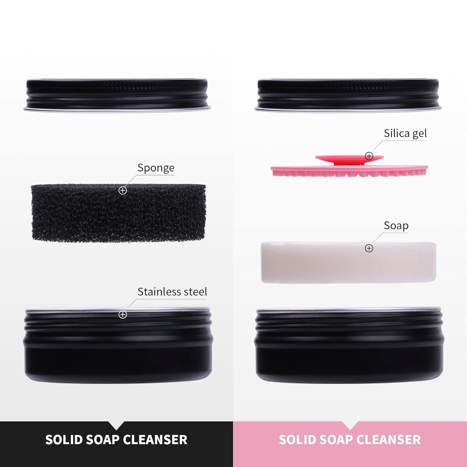 Eyeshadow Brush Set +Makeup Brush Cleaner Set