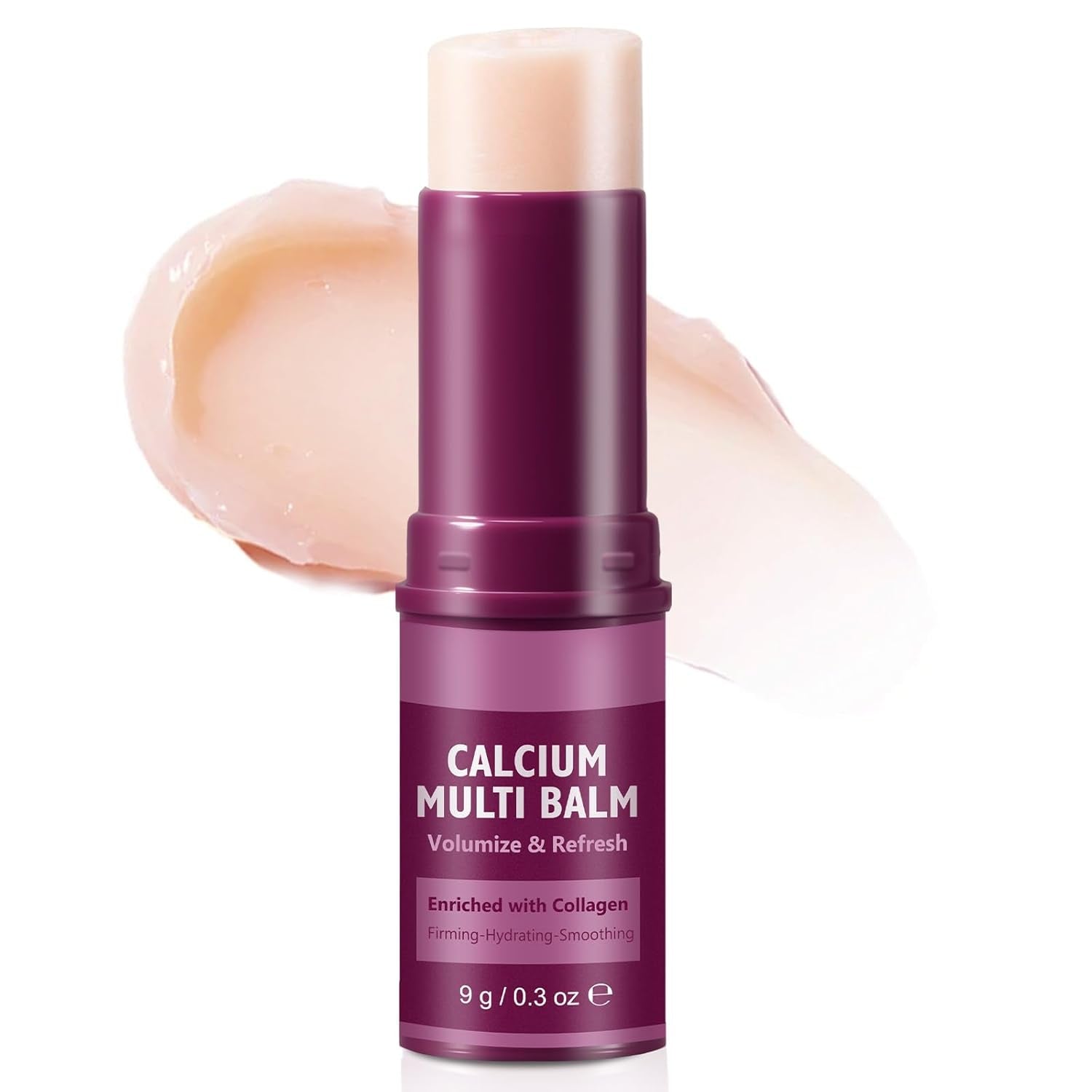 Calcium Multi Balm Stick- Firming,Hydrating & Smoothing Collagen Moisturing Stick for Eyes, Face & Neck