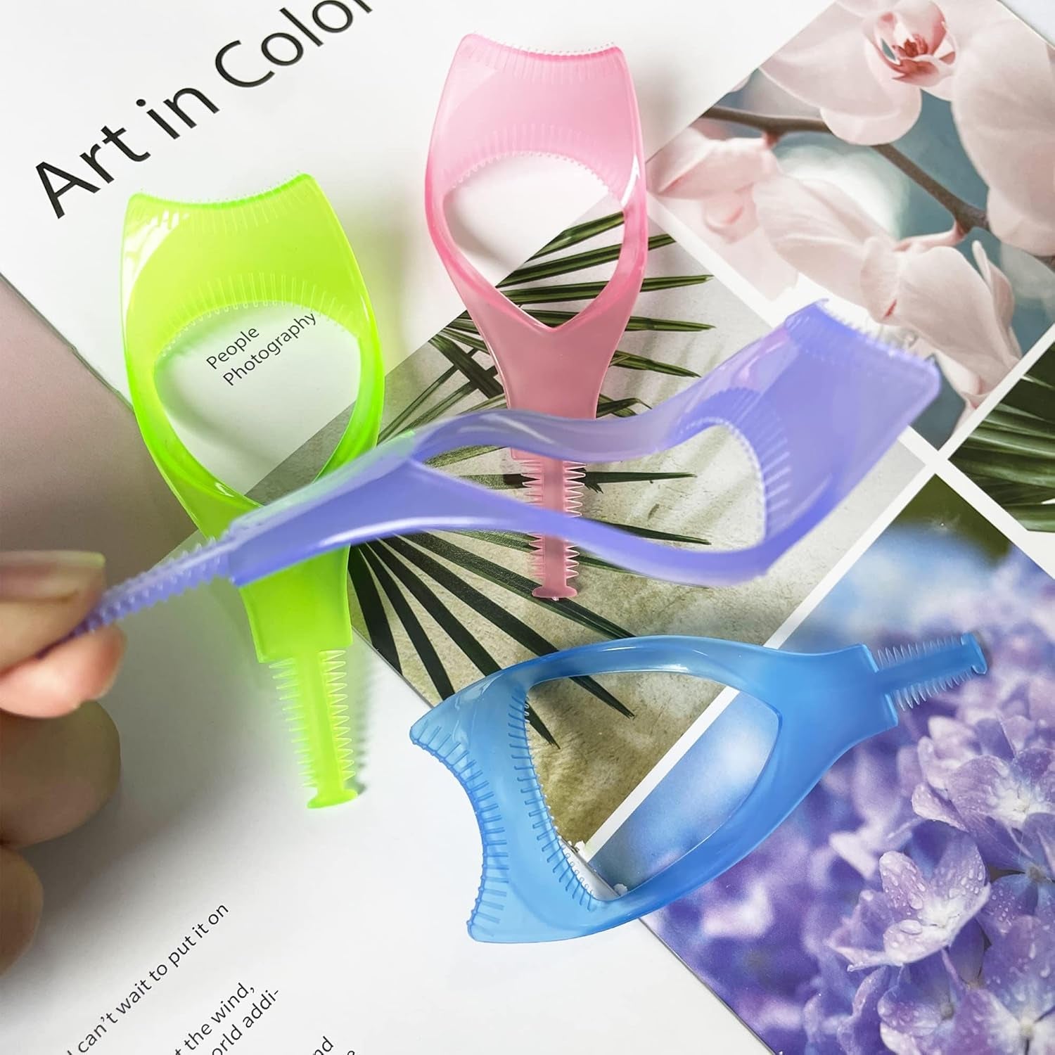 Mascara Shield 8PCS  Lash Buddy Applicator Tool, Guard Eyelash Tools, 3 in 1 Upper Lower Mascara Shield Guard, Separator Eyelash Comb