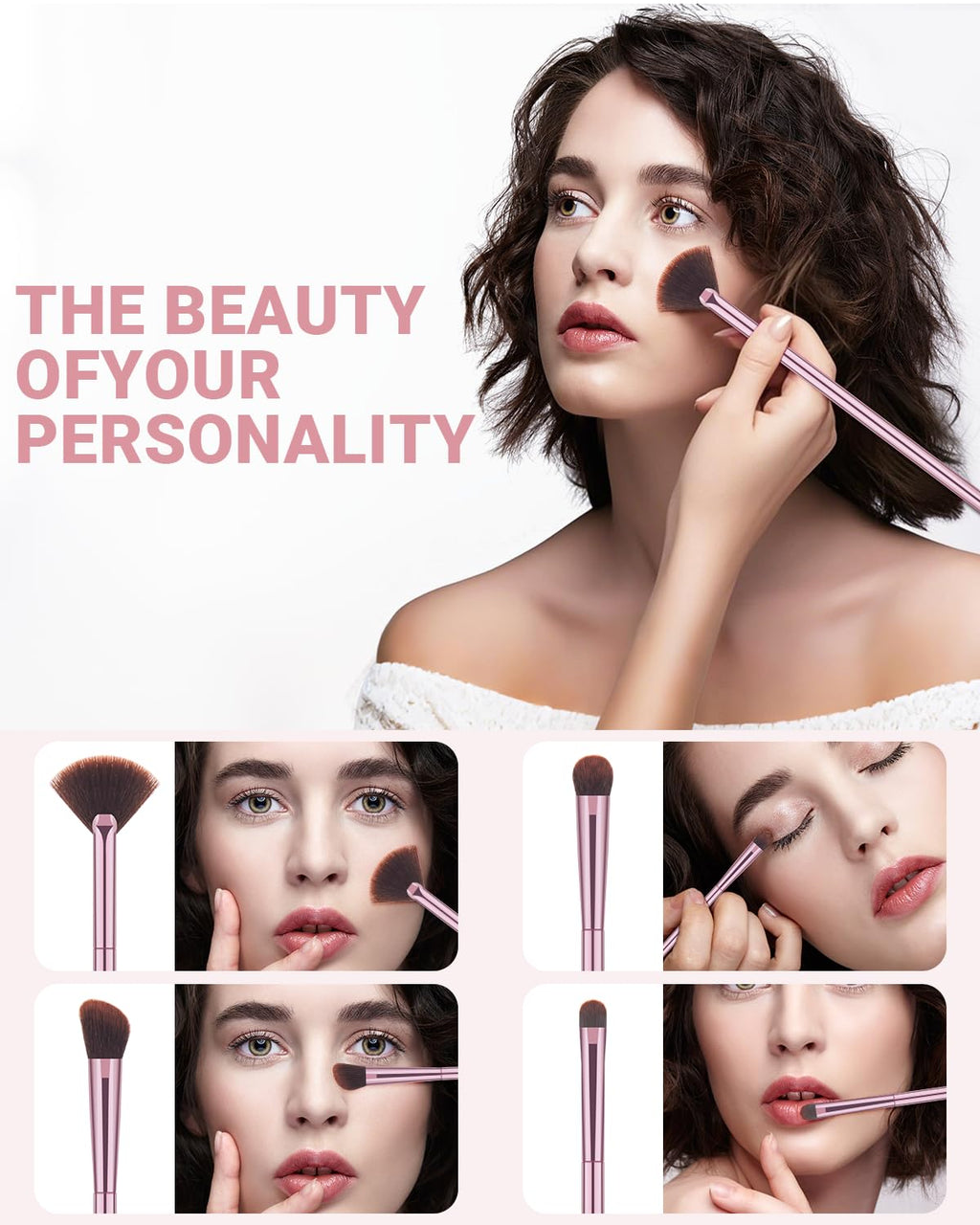8Pcs Makeup Brushes Set