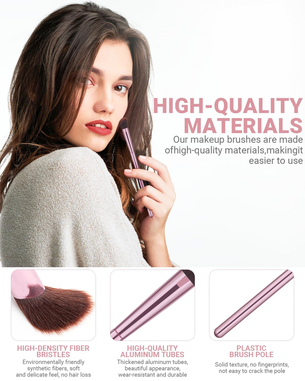 8Pcs Makeup Brushes Set