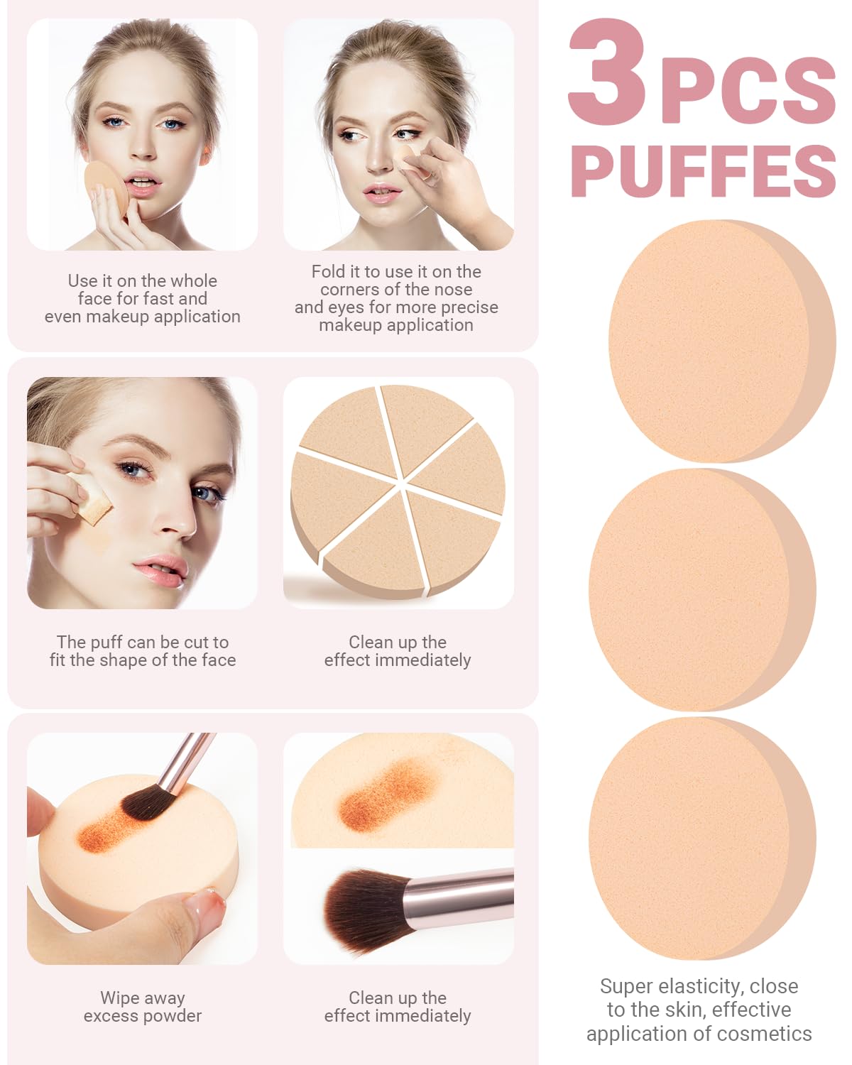 8Pcs Makeup Brushes Set