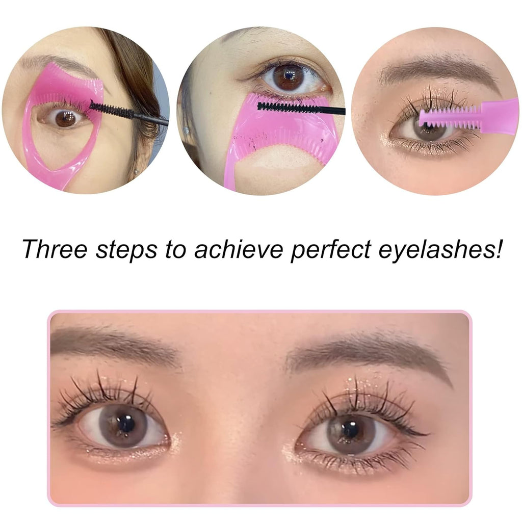 Mascara Shield 8PCS  Lash Buddy Applicator Tool, Guard Eyelash Tools, 3 in 1 Upper Lower Mascara Shield Guard, Separator Eyelash Comb