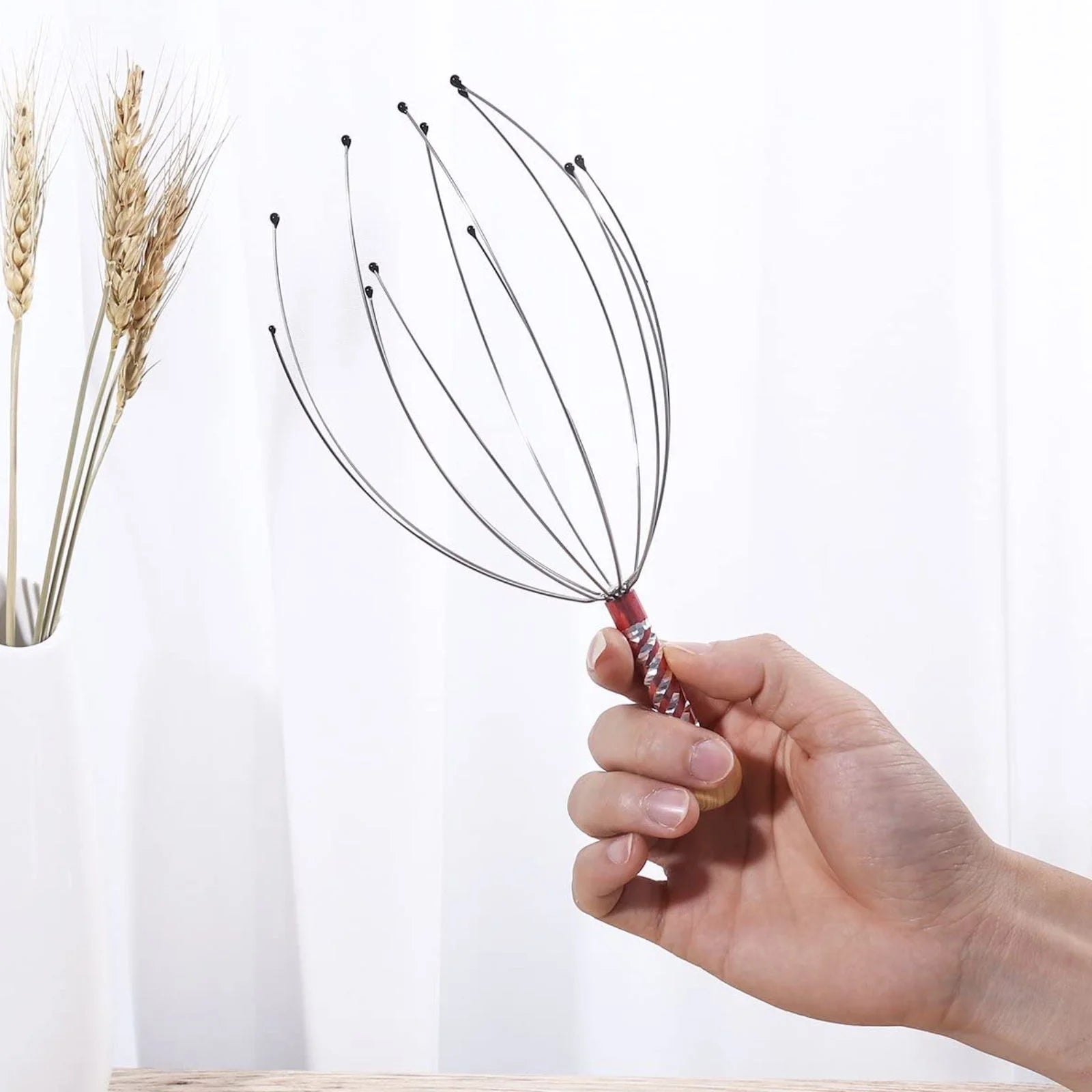 3Pcs Scalp Massager,  Handheld Head Massage Tingler, Head Scalp Scratcher for Deep Relaxation, Random Colors