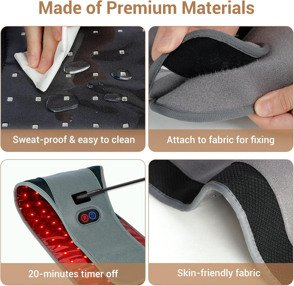 Red Light Therapy Belt with 126 Leds