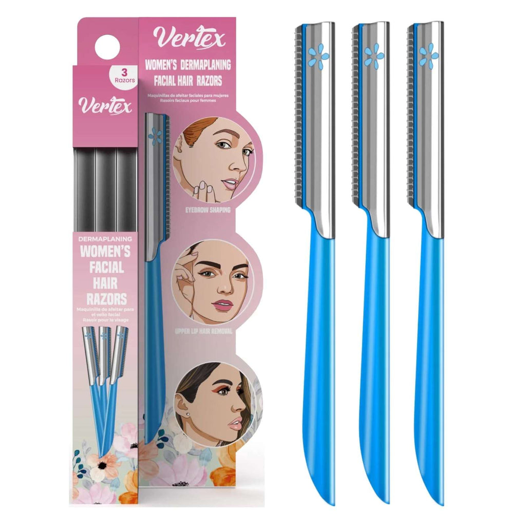 Facial Dermaplaning Razor — Peach Fuzz & Exfoliation