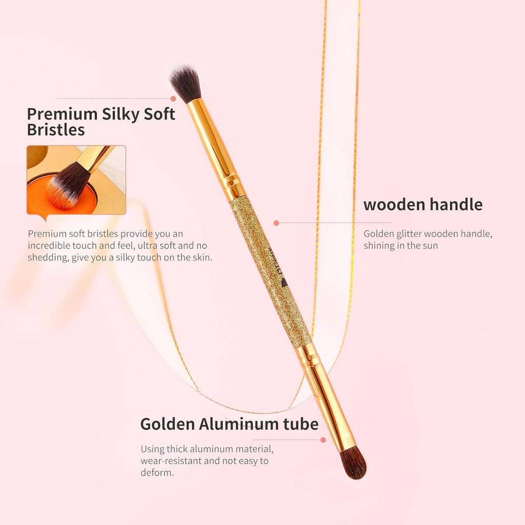 Eyeshadow Brush Set +Makeup Brush Cleaner Set