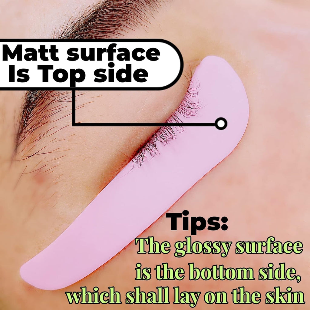 Reusable Eye Pad under Eye Patches Silicone Lash Lift Cover Eyelash Extension Patch 6 Pair Lower Lash Isolation Pads for Sensitive Skin during Eyelash Perm Lamination or Lash Extensions Remover